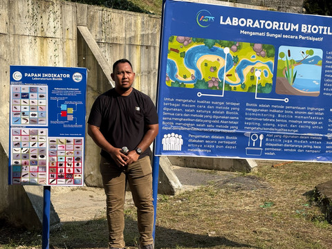 Laboratorium Biotilik AQUA di Taman Kehati, Klaten  Foto: Gitario Vista Inasis/kumparan