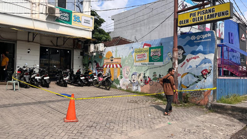 Lokasi kejadian polisi tewas ditembak begal. Foto: Sinta Yuliana/Lampung Geh