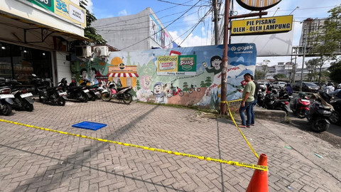 Lokasi kejadian polisi tewas ditembak begal. Foto: Sinta Yuliana/Lampung Geh