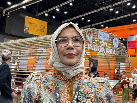 Direktur Departemen Ekonomi Keuangan Inklusif dan Hijau (DEIH) BI Maulisa Yanti Nasution di sela-sela gelaran World of Coffee di Bangkok, Thailand, Kamis (7/5/2026). Foto: Widya/kumparan