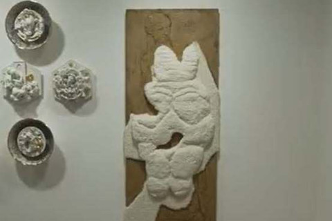 Karya Hwang Kyumin di Art Jakarta Gardens 2026 Foto: Muhammad Amrizal P/kumparan