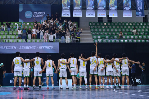 Universitas Mulawarman (Unmul) Samarinda menang atas Politeknik Negeri Balikpapan (Poltekba) dengan skor 63-60. Foto: Dok. Campus League
