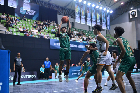 Kapten Tim Polnes, Muhammad Rizky mengakui kelemahan pertahanan timnya sempat dimanfaatkan oleh tim lawan dengan melakukan shot on target dan counter attack. Foto: Dok. Campus League