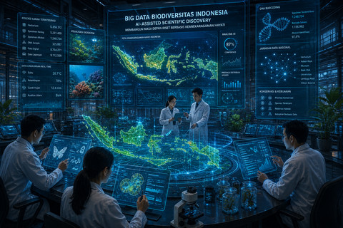 Ilustrasi mengolah data. Foto: Generated by AI