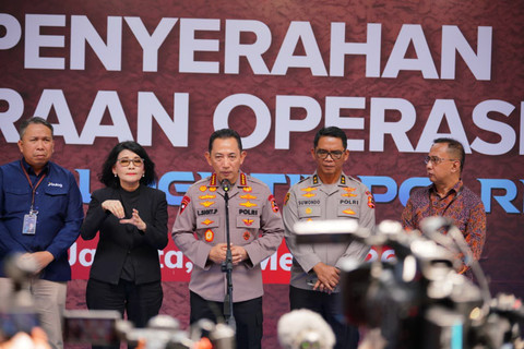 Kapolri Jenderal Listyo Sigit Prabowo di Rakernis Slog Polri, Jakarta Timur, Selasa (12/6). Foto: Dok. Polri
