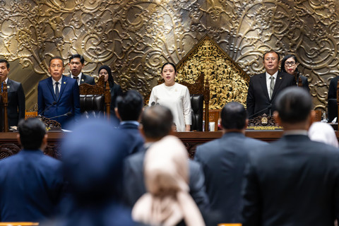 Ketua DPR RI Puan Maharani membuka Masa Persidangan V Tahun Sidang 2025-2026 DPR RI. Foto: Dok. DPR RI