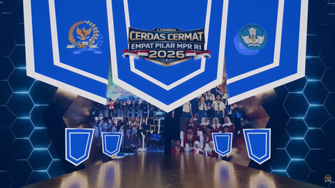 Lomba Cerdas Cermat Empat Pilar yang diadakan MPR, di Kalbar pada Sabtu (9/5/2026).   Foto: Youtube/MPR RI