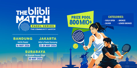 The Blibli Match Series digelar di Tiga Kota Foto: Dok. Istimewa