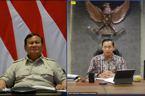 Presiden RI, Prabowo Subianto dan Menko Infra, Agus Harimurti Yudhoyono menghadiri Rapat Terbatas Kabinet Merah Putih pada Senin (11/5/2026). Foto: Instagram/ @agusyudhoyono