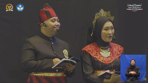 MC Lomba Cerdas Cermat Empat Pilar yang diadakan MPR, di Kalbar pada Sabtu (9/5/2026). Foto: Youtube/MPRGOID