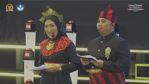 MC Lomba Cerdas Cermat Empat Pilar yang diadakan MPR, di Kalbar pada Sabtu (9/5/2026).  Foto: Youtube/MPRGOID