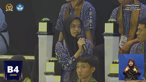 Lomba Cerdas Cermat Empat Pilar yang diadakan MPR di Kalimantan Barat, Sabtu (9/5/2026). Foto: Youtube/MPRGOID