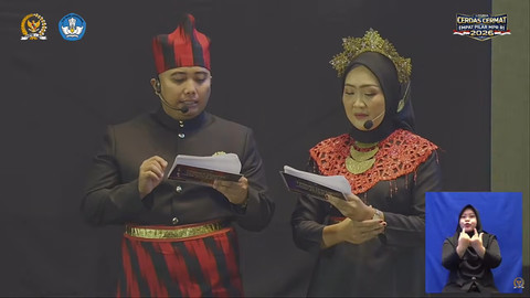 MC Lomba Cerdas Cermat Empat Pilar yang diadakan MPR, di Kalbar pada Sabtu (9/5/2026).
Foto: Youtube/MPRGOID