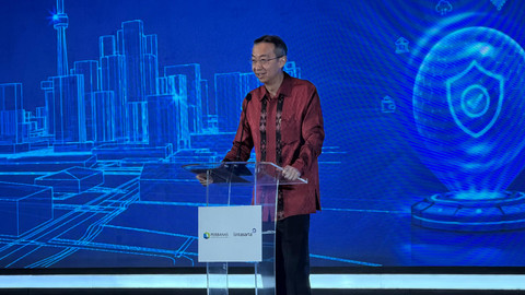 Hendra Lembong, Wakil Ketua Umum PERBANAS, di acara CxO Forum Banking Update 2026 di Hotel Kempinski Jakarta, Rabu (13/5). Foto: Muhammad Fikrie/kumparan