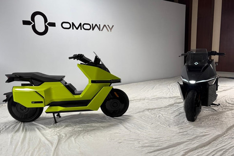 Motor listrik OMOWAY OMO-X. Foto: Fitra Andrianto/kumparan