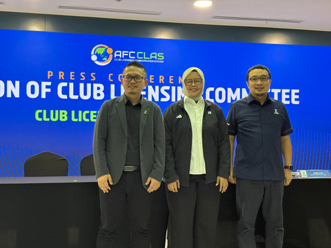 I.League saat jumpa pers Club Licensing 2025/26 di Jakarta, Rabu (13/3). Foto: Azrumi El/kumparan