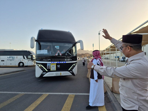 Pelayanan terhadap tiga kloter terakhir yang berangkat dari Madinah menuju Makkah. Foto: Dok. MCH 2026