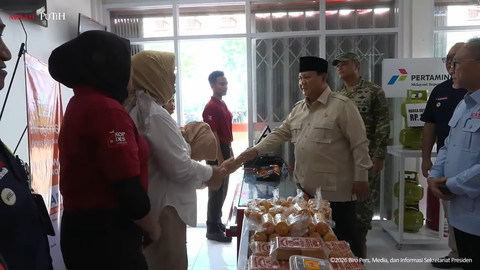 Presiden Prabowo Subianto meninjau Koperasi Desa Merah Putih, Kabupaten Nganjuk, (16/5/2026). Foto: YouTube/ Sekretariat Presiden