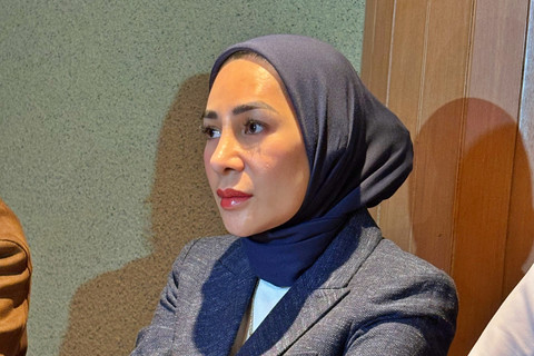 Erin Taulany saat jumpa pers di Senayan, Jakarta Pusat, Senin (18/5/2026). Foto: Vincentius Mario/kumparan