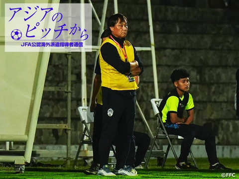 Koji Gyotoku, pelatih Timnas Wanita Kamboja asal Jepang. Foto: Dok. JFA