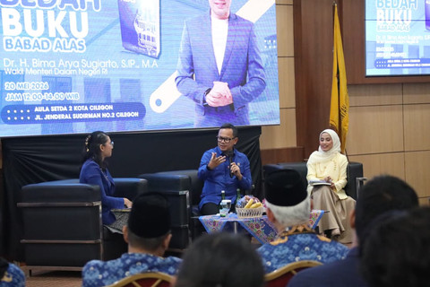 Wamendagri Bima Arya bagikan kisah bangun Mal Pelayanan Publik guna cegah penyimpangan birokrasi di Cilegon, Rabu (20/5/2026). Foto: Dok. Kemendagri