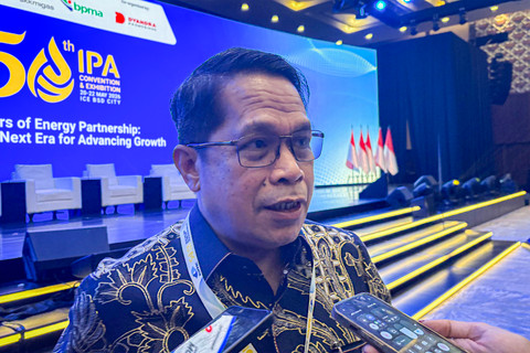 Direktur Jenderal Minyak dan Gas Bumi (Dirjen Migas) Laode Sulaeman saat IPA Convex ke-50, Rabu (20/5/2026). Foto:  Fariza/kumparan