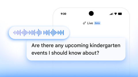 Fitur baru GMail yang memungkinkan pengguna mencari email masuk dengan cara berbicara. Foto: Dok. Google