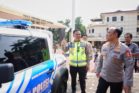 Wakapolri Komjen Dedi Prasetyo saat membuka Rakernis Korlantas 2026, Jumat (22/5/2026). Foto: Dok. Polri