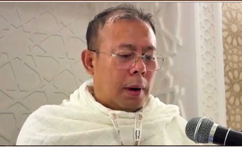 Ketua Tim Pengawas (Timwas) Haji DPR RI 2026, Cucun Ahmad Syamsurijal saat memberikan sambutan di Arafah. Foto: MCH 2026