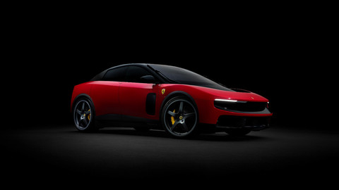 Wujud mobil listrik Ferrari Luce yang debut global. Foto: Dok. Ferrari 