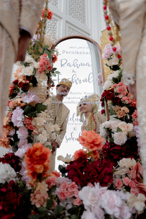 Pernikahan Rahma dan suaminya, dikelola oleh Sakala Wedding Organizer. Foto: Dok. Pribadi