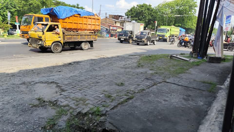 Lokasi pengemis yang berpura-pura buntung lempari pengendara mobil, Kamis (28/5/2026). Foto: Amar Marpaung/kumparan