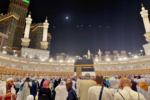 Suasana Masjidil Haram saat jemaah Haji lakukan tawaf ifada. Foto: M Lutfan Darmawan/kumparan