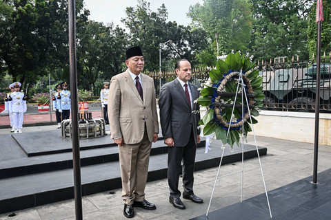 Foto: Menhan Sjafrie Terima Kunjungan Wakil PM Qatar Sheikh Saoud