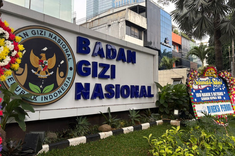 Suasana di area Kantor Badan Gizi Nasional (BGN), Jakarta Pusat, Rabu (3/6/2026). Foto: Ryan Iqbal/kumparan
