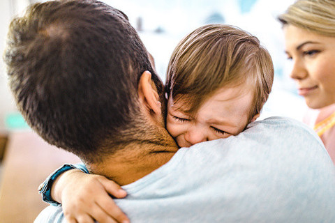 Ilustrasi ayah dan anak. Foto: iStock 
