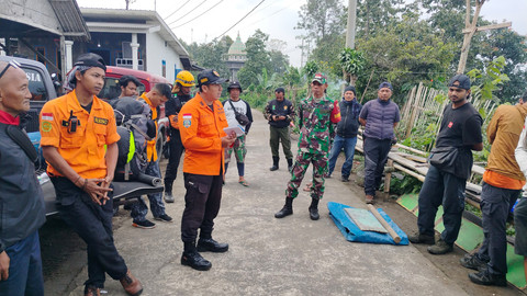 Pendaki yang terjatuh di jurang Gunung Semeru. Foto: Dok. Balai Besar TNBTS