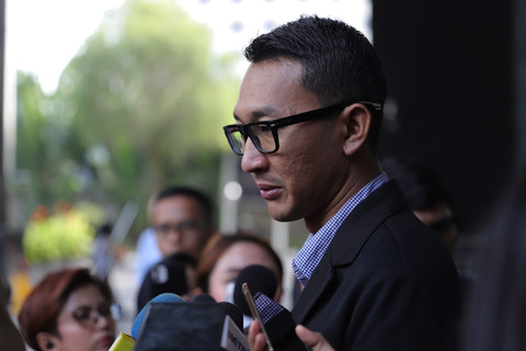 Juru bicara Komisi Pemberantasan Korupsi (KPK) Budi Prasetyo memberikan keterangan kepada wartawan di Gedung KPK Merah Putih, Jakarta, Kamis (4/6/2026). Foto: Jamal Ramadhan/kumparan