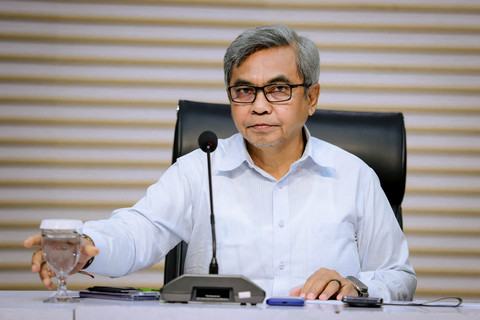 Konferensi pers yang dipimpin Ketua KPK Setyo Budiyanto terkait barang bukti OTT dugaan korupsi pengurusan izin tinggal WNA di Gedung Merah Putih KPK, Jakarta, Kamis (4/6/2026). Foto: Jamal Ramadhan/kumparan