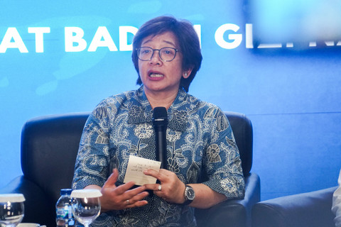 Konferensi Pers Kepala Badan Gizi Nasional (BGN), Nanik S. Deyang beserta Wakil Kepala BGN Agustina Arumsari dan Mayjen TNI Trenggono perihal tata kelola baru dan efisiensi anggaran BGN, di Kantor Pusat Badan Gizi Nasional, Jakarta, Kamis (4/6/2026). Foto: Iqbal Firdaus/kumparan
