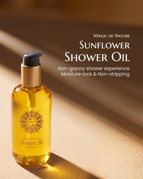 Magic of Nature Sunflower Shower Oil. Foto: Instagram @magicofnatureofficial