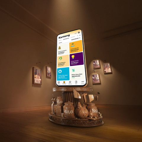 Ilustrasi Kantong Bank Jago. Foto: Bank Jago