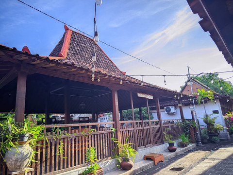 Rumah di Between Two Gates di Kampung Alun-Alun, Kotagede, Kota Yogyakarta. Kawasan ini ditutup sementara untuk wisatawan. Foto: Dok. Joko Nugroho