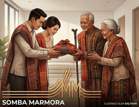 Menghormati orang tua tetap penting untuk menjaga keutuhan dan keharmonisan keluarga, meskipun dunia terus berubah. (Ilustrasi dibuat oleh AI)