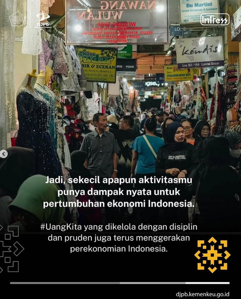 Ilustrasi: Gaji ke-13 menjaga daya beli, mendorong konsumsi, memperkuat perputaran ekonomi, serta memberi manfaat bagi masyarakat dan pelaku usaha di pertengahan tahun.Foto: Instagram @kppnwatampone