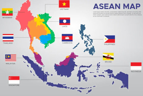 Ilustrasi negara-negara ASEAN. Foto: Freepik