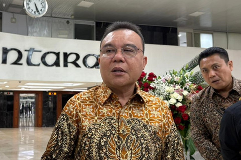 Wakil Ketua DPR Sufmi Dasco Ahmad di Kompleks Parlemen, Senayan, Jakarta, Selasa (9/6/2026). Foto: Nasywa Athifah/kumparan