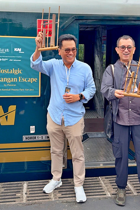 CEO Plataran Indonesia, Yozua Makes saat melaunching Nostalgic Parahyangan Escape yang digelar pada Sabtu (6/6/2026). Foto: Gitario Vista Inasis/kumparan