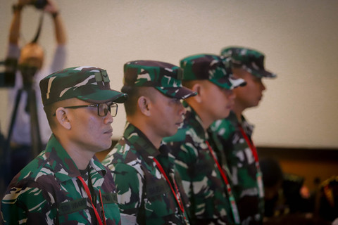 Sidang putusan kasus penyiraman air keras terhadap Wakil Koordinator Kontras, Andrie Yunus, di Pengadilan Militer II-08, Cakung, Jakarta Timur, Rabu (11/6/2026). Foto: Jamal Ramadhan/kumparan