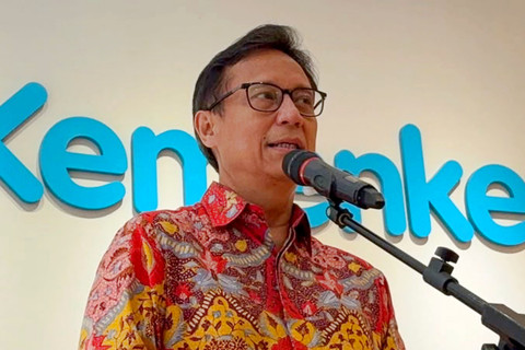 Menteri Kesehatan Budi Gunadi Sadikin dalam jumpa pers usai Sosialisasi Sensus Ekonomi 2026 oleh BPS RI di Gedung Kementerian Kesehatan, Jakarta, Kamis (11/6/2026). Foto: Nauval Pratama/kumparan